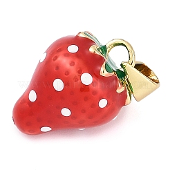 Rack Plating Brass Enamel Pendants&nbsp;KK-P287-02G