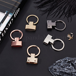 5 Sets 5 Colors Alloy Keychain Clasps&nbsp;DIY-WR0001-93