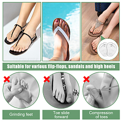6 Pairs Gel Forefoot Pads for Flip Flops&nbsp;FIND-GA0008-31A