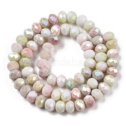 Ombre Effect Dyed Glass Beads Strands&nbsp;GLAA-C023-02-B03