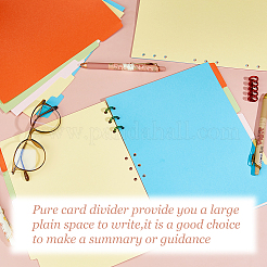 Paper Binder Dividers&nbsp;DIY-WH0888-883