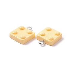 Opaque Resin Pendants&nbsp;X-RESI-G051-04B