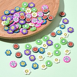 Handmade Polymer Clay Cabochons&nbsp;CLAY-YW0001-06