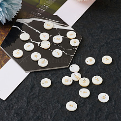 Freshwater Shell Charms&nbsp;SSHEL-TA0001-05