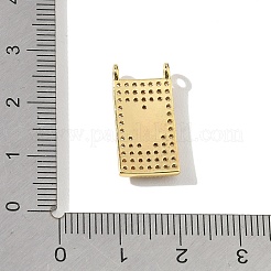 Valentine's Day Brass Micro Pave Clear Cubic Zirconia Pendants&nbsp;KK-L268-026G-04