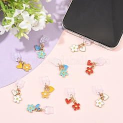 20Pcs 4 Styles PVC Mobile Dustproof Plugs&nbsp;HJEW-YW00418