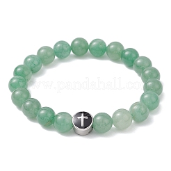 Natural Green Aventurine Stretch Bracelets&nbsp;BJEW-JB12179-03