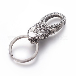 304 Stainless Steel Split Key Rings&nbsp;STAS-E452-57AS