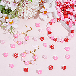 6 Strands 3 Colors Handmade Polymer Clay Bead Strands&nbsp;CLAY-PA0001-43