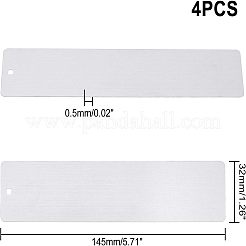 Stainless Steel Brushed Blank Bookmarks&nbsp;LS-AJEW-UN0001-002