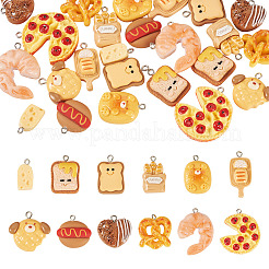 24Pcs 12 Styles Opaque Resin Pendants&nbsp;CRES-TA0001-65