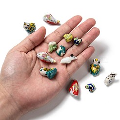 Mixed Animal Handmade Porcelain Beads&nbsp;PORC-L027-03