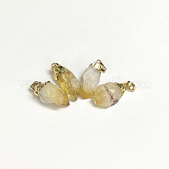 Natural Raw Rough Citrine Pendants&nbsp;G-M040-M08