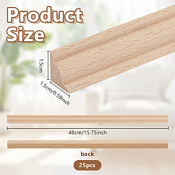 25Pcs Wood Ceiling Molding&nbsp;AJEW-OC0016-05G