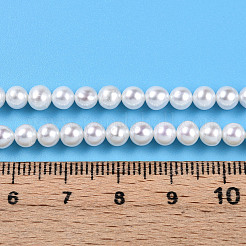 Natural Nucleated Pearl Beads Strands&nbsp;PEAR-N016-04A
