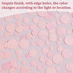 50G 4 Styles Ornament Accessories PVC Paillette/Sequins Pendants&nbsp;PVC-CY0001-02C
