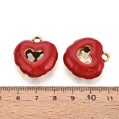 304 Stainless Steel Enamel Pendants&nbsp;STAS-N124-03G