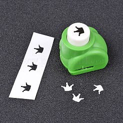 Random Single Color or Random Mixed Color Mini Plastic Craft Paper Punch Sets for Scrapbooking & Paper Crafts&nbsp;LS-AJEW-L051-06