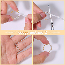 Transparent PVC Jewelry Resizing Tools&nbsp;DIY-WH0430-981