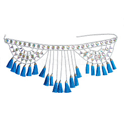 Alloy with Acrylic Sexy Beach Tassel Waist Chains for Women&nbsp;FS-WG18F68-01