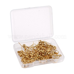 50Pcs Ion Plating(IP) 304 Stainless Steel Hooks&nbsp;STAS-DC0009-20