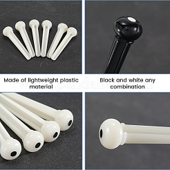 41Pcs 7 Styles Plastic Guitar String Pins Set&nbsp;AJEW-CN0004-47