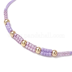 Glass Seed Beaded Braided Beads Bracelets&nbsp;BJEW-MZ00182-03