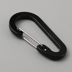 Alloy Rock Climbing Carabiners & Swivel Clasps&nbsp;LS-KEYC-WH0027-97B