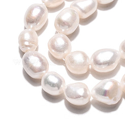 Natural Cultured Freshwater Pearl Beads Strands&nbsp;PEAR-N028-07