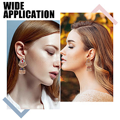 5 Pairs 5 Colors Zinc Alloy Chandelier Earrings&nbsp;EJEW-AN0004-96