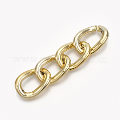 UV Plating ABS Plastic Linking Rings&nbsp;X-CCB-S162-02G