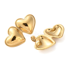 Stainless Steel Heart Stud Earrings for Women&nbsp;EJEW-Z074-02G