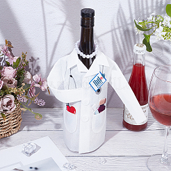 2Sets 2 Styles Felt Wine Bottle Cover Bag Decoration & Findings&nbsp;AJEW-CP0011-83