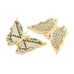 Brass Micro Pave Cubic Zirconia Pendants&nbsp;CU-CBA908F-05G-08