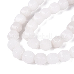 Natural White Jade Beads Strands&nbsp;G-Q608-08A-01