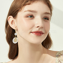 20Pcs 2 Color Brass Leverback Earring Findings&nbsp;KK-BBC0013-63
