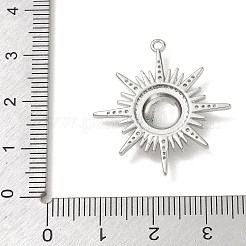 Brass Micro Pave Clear Cubic Zirconia Pendants&nbsp;CU-CBAA9EB-07B-P