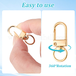 36Pcs Alloy Swivel Clasps&nbsp;PURS-CN0001-12P