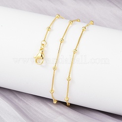 Brass Satellite Chains Necklace for Women&nbsp;X-NJEW-P265-05G