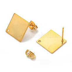 201 Stainless Steel Stud Earring Findings&nbsp;STAS-D244-29G-C