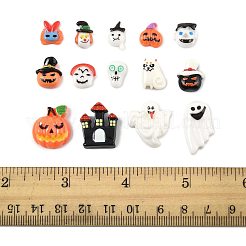 14 Styles Halloween Theme Luminous Resin Decoden Cabochons&nbsp;CRES-FS0001-29