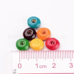 Lead Free Rondelle Natural Wood Beads&nbsp;X-TB139Y