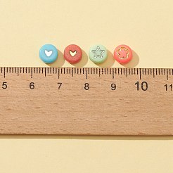 40G 4 Style Opaque Acrylic Beads&nbsp;SACR-FS0001-09