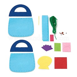 Non Woven Fabric Embroidery Needle Felt Sewing Craft of Pretty Bag Kids&nbsp;LS-DIY-H140-04