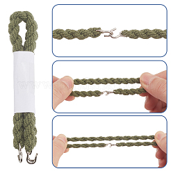 16Pcs Twist Polyester Braces with Iron Hook&nbsp;AJEW-SP0001-63A