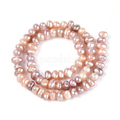 Natural Cultured Freshwater Pearl Beads Strands&nbsp;PEAR-N025-01B