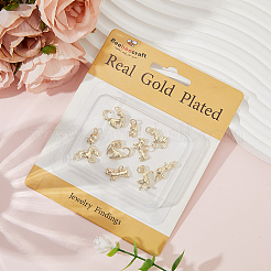 10Pcs 5 Styles Brass Pendants&nbsp;KK-BBC0022-98