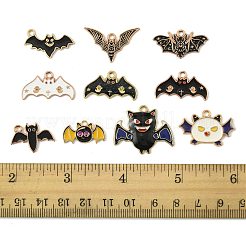 10Pcs 10 Styles Alloy Enamel Pendants&nbsp;ENAM-FS0003-85
