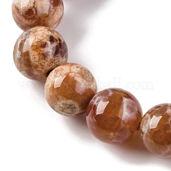 Natural Fire Crackle Agate Beads Strands&nbsp;G-G163-A01-04
