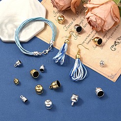 120Pcs 4 Styles UV Plating ABS Plastic Cord Ends&nbsp;CCB-YW0001-83